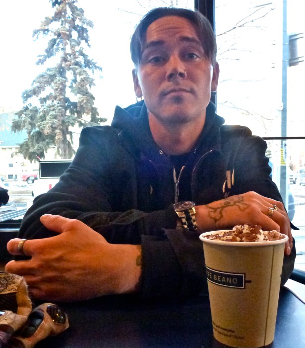 Caylan at Caffe Beano. 