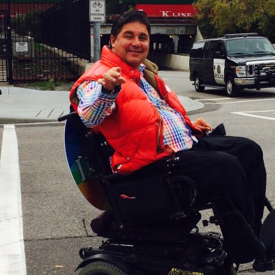 Kent at this year's Pride Parade